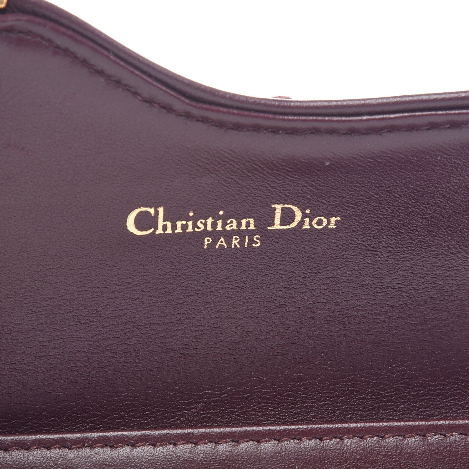 Christian Dior Oblique Saddle Card Holder Bordeaux 6 of 8
