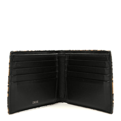 Christian Dior Oblique Compact Wallet Blue 7 of 12