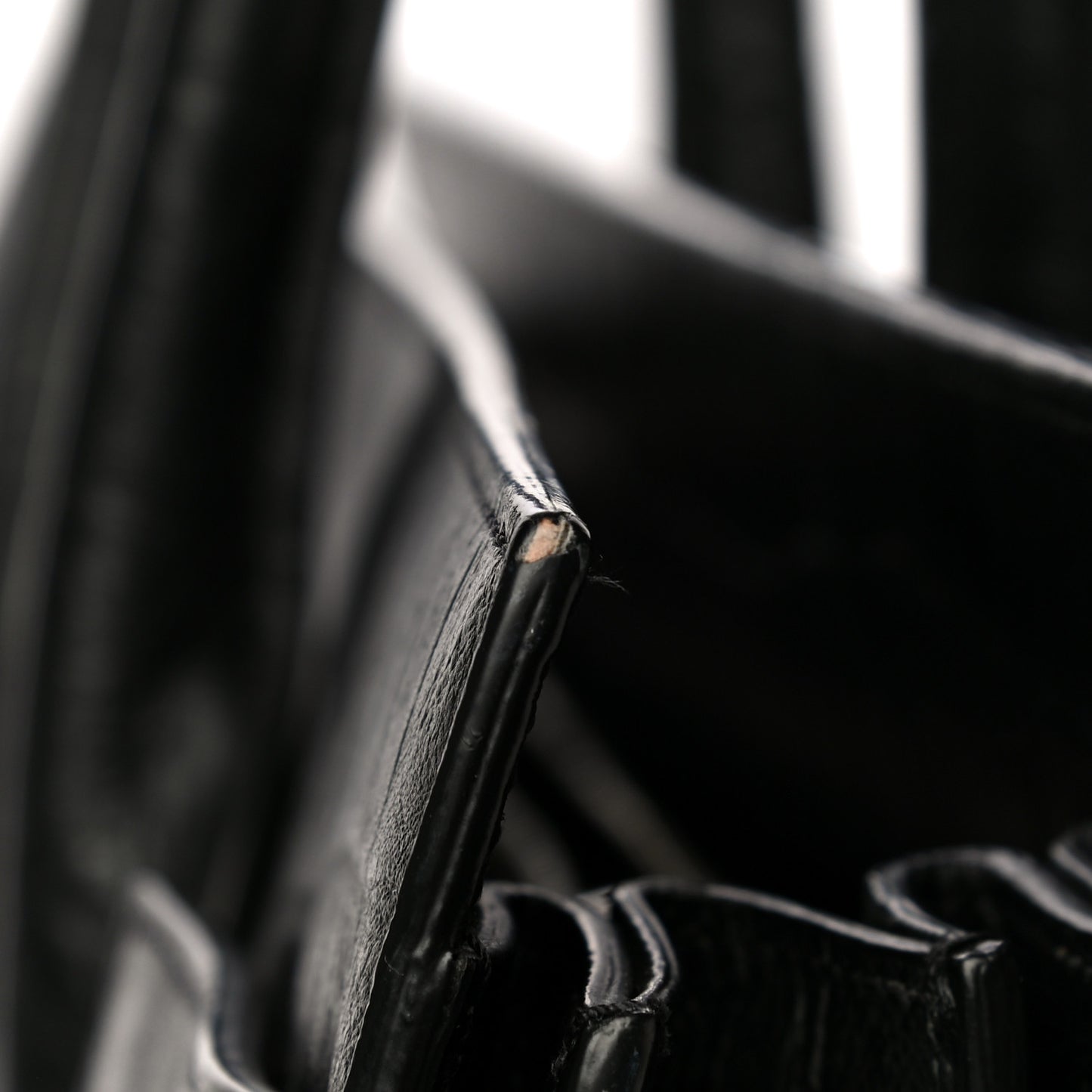 Calfskin Crocodile Embossed Large Sac De Jour Carryall Black