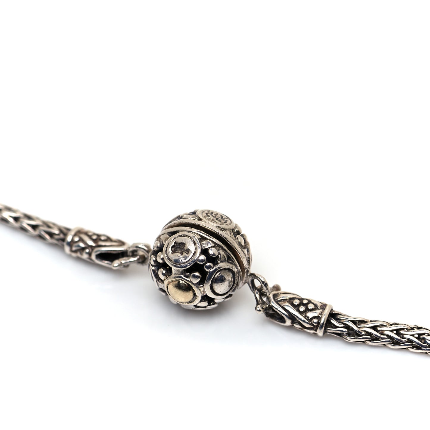 Sterling Silver 18K Yellow Gold Jaisalmer Station Necklace
