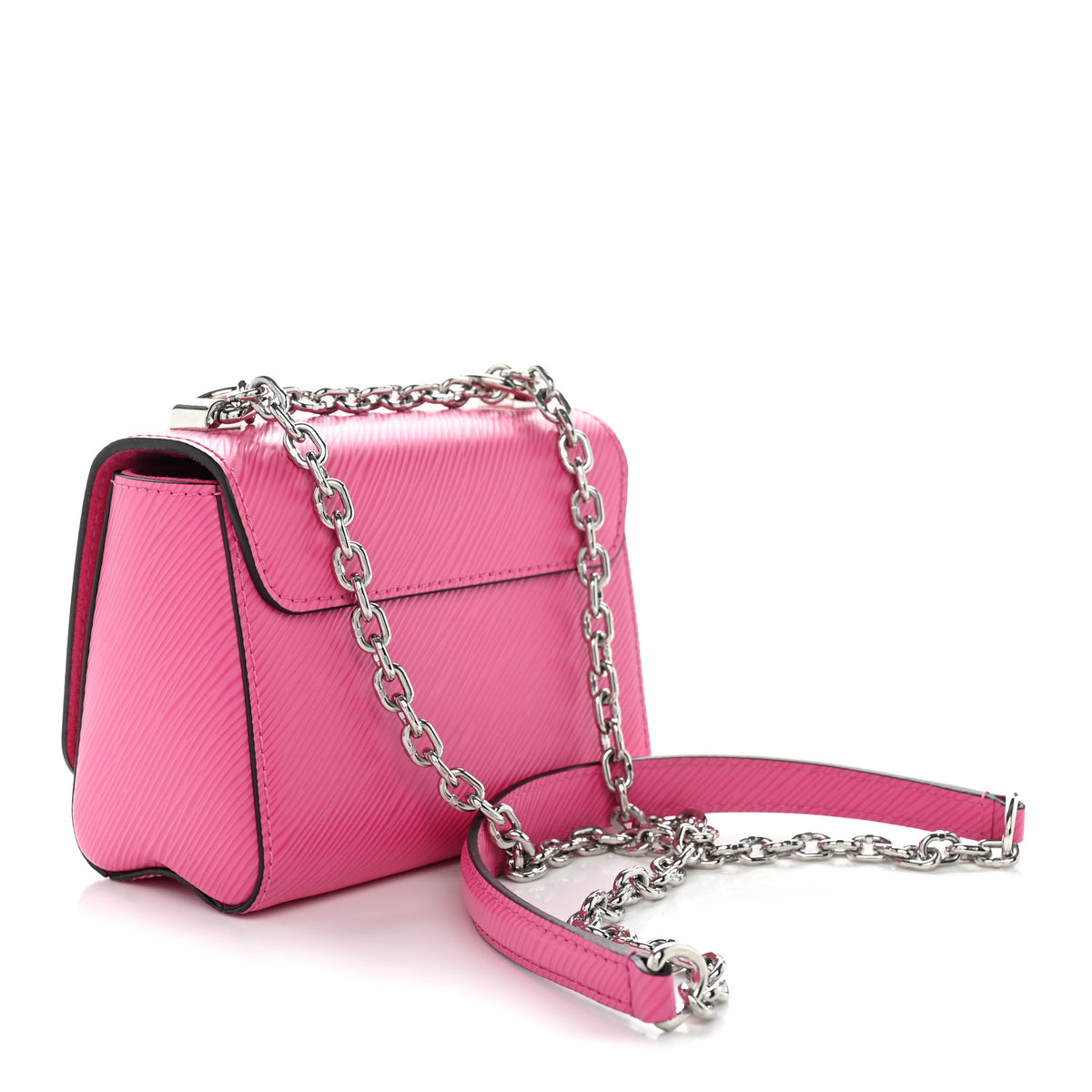 Epi Twist Shoulder Bag PM Hot Pink