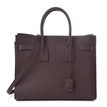 Saint Laurent Grained Calfskin Small Classic Sac De Jour Amaranto 1 of 9