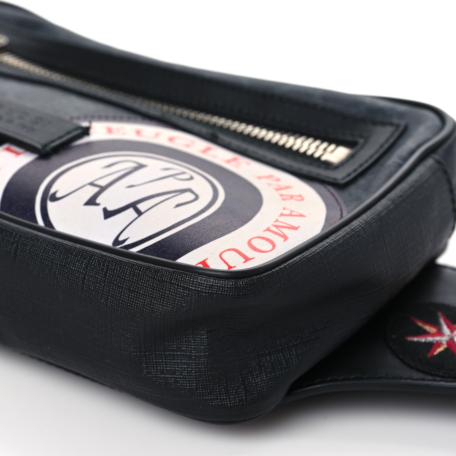 Gucci GG Supreme Monogram Night Courrier Belt Bag Black Multicolor 9 of 9
