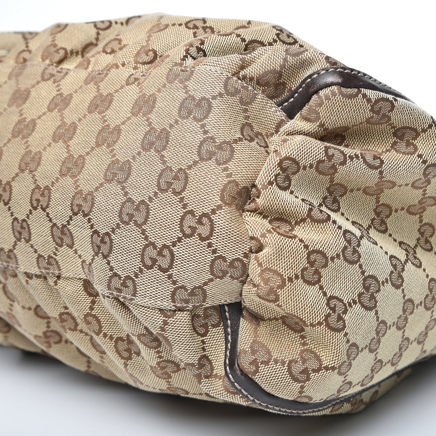 Monogram Large D Ring Hobo Dark Brown