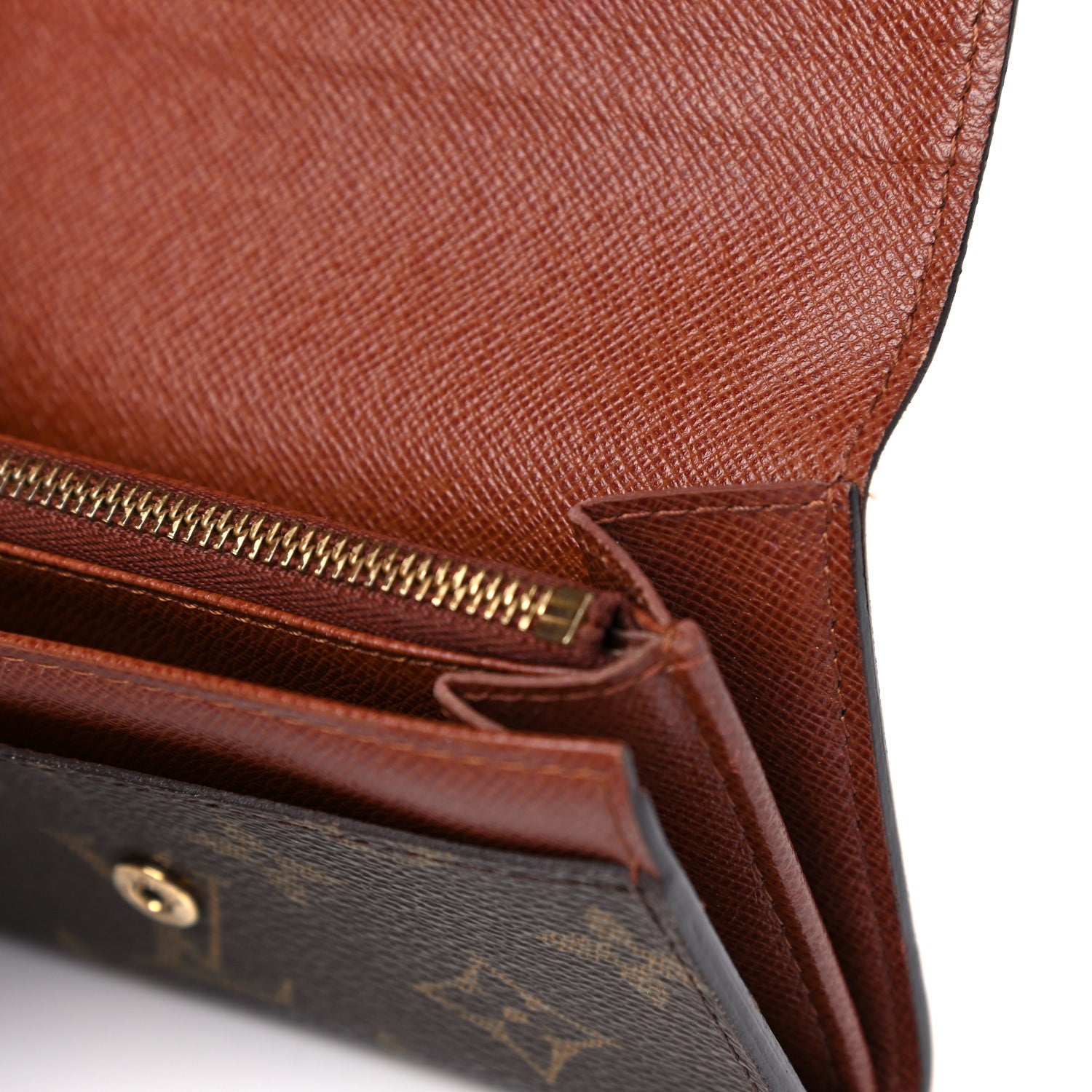 Louis Vuitton Monogram Porte-Monnaie Tresor Wallet 7 of 10