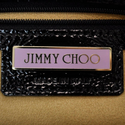 Jimmy Choo Lizard Embossed Patent Radiant Hobo 8 of 9