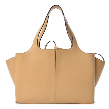 Celine Supple Natural Calfskin Medium Tri-Fold Bag Sand 1 of 11