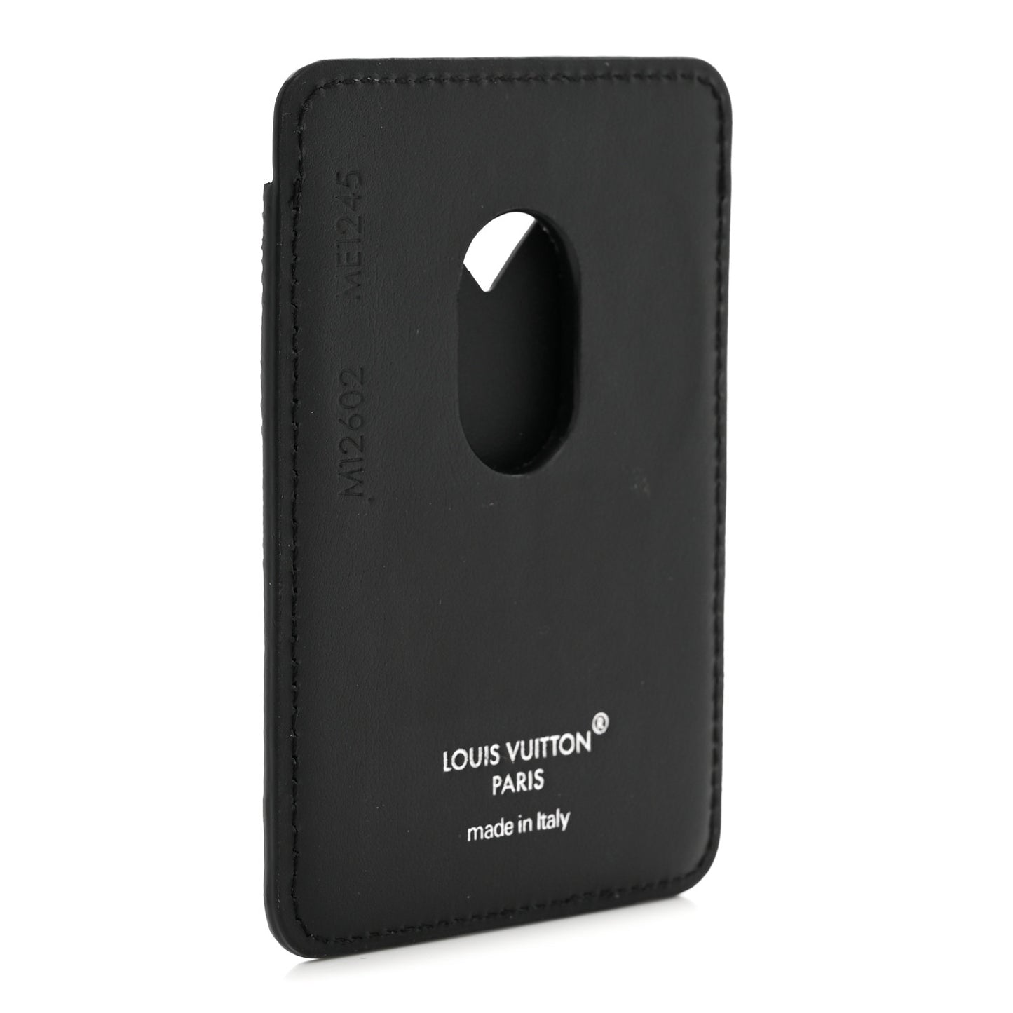 Monogram Eclipse Magnetic Card Holder Black