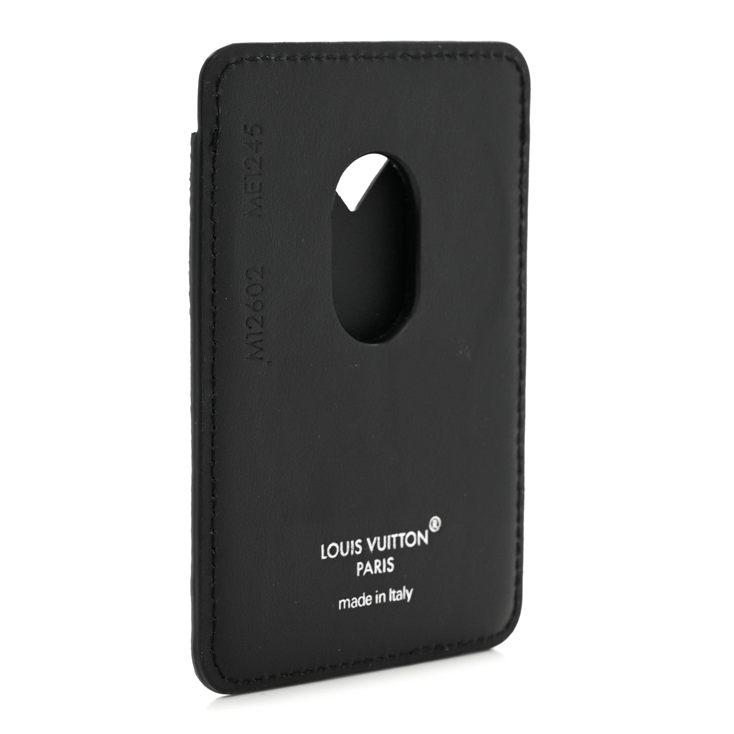 Louis Vuitton Monogram Eclipse Magnetic Card Holder Black 3 of 7