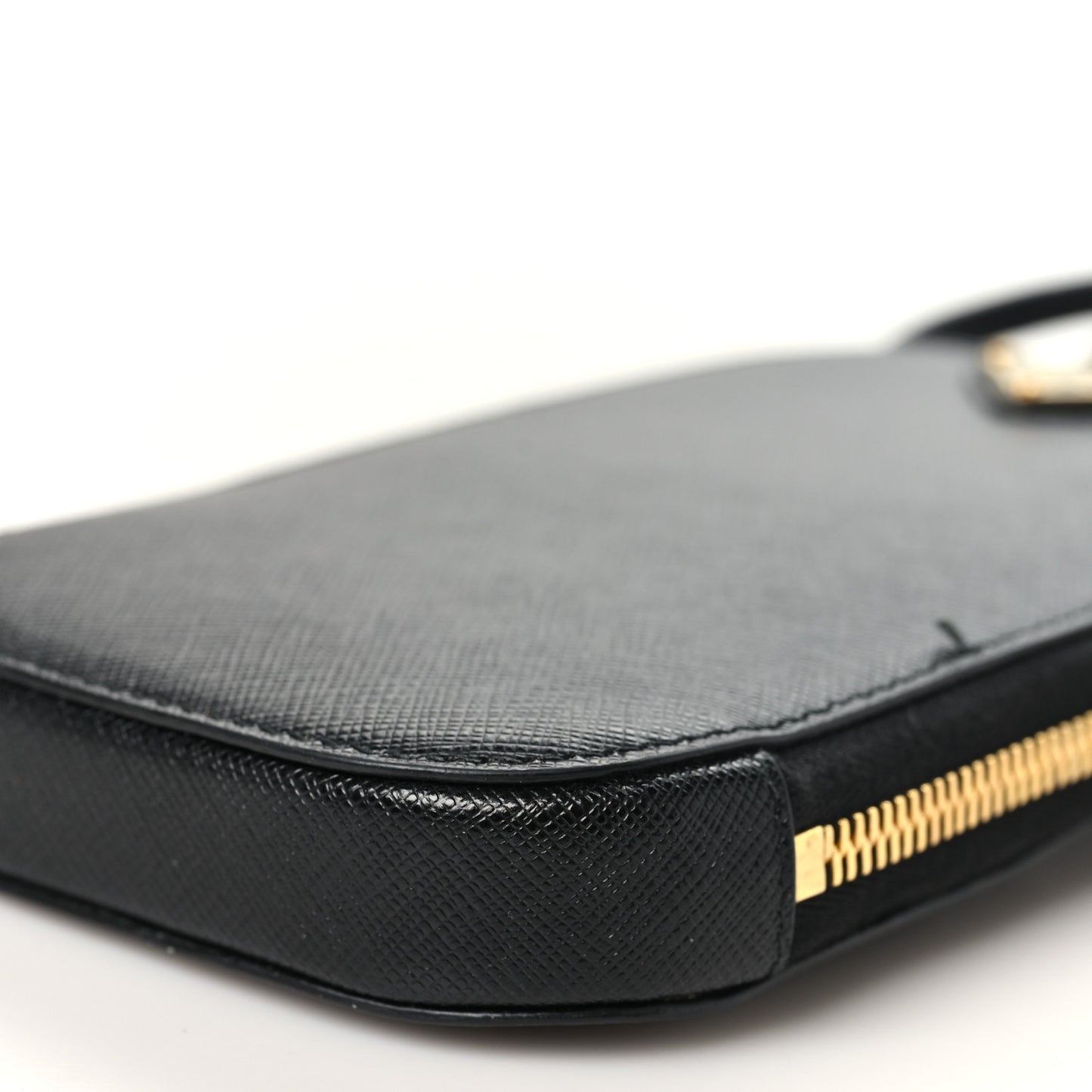 Saffiano Mini Crossbody Bag Black