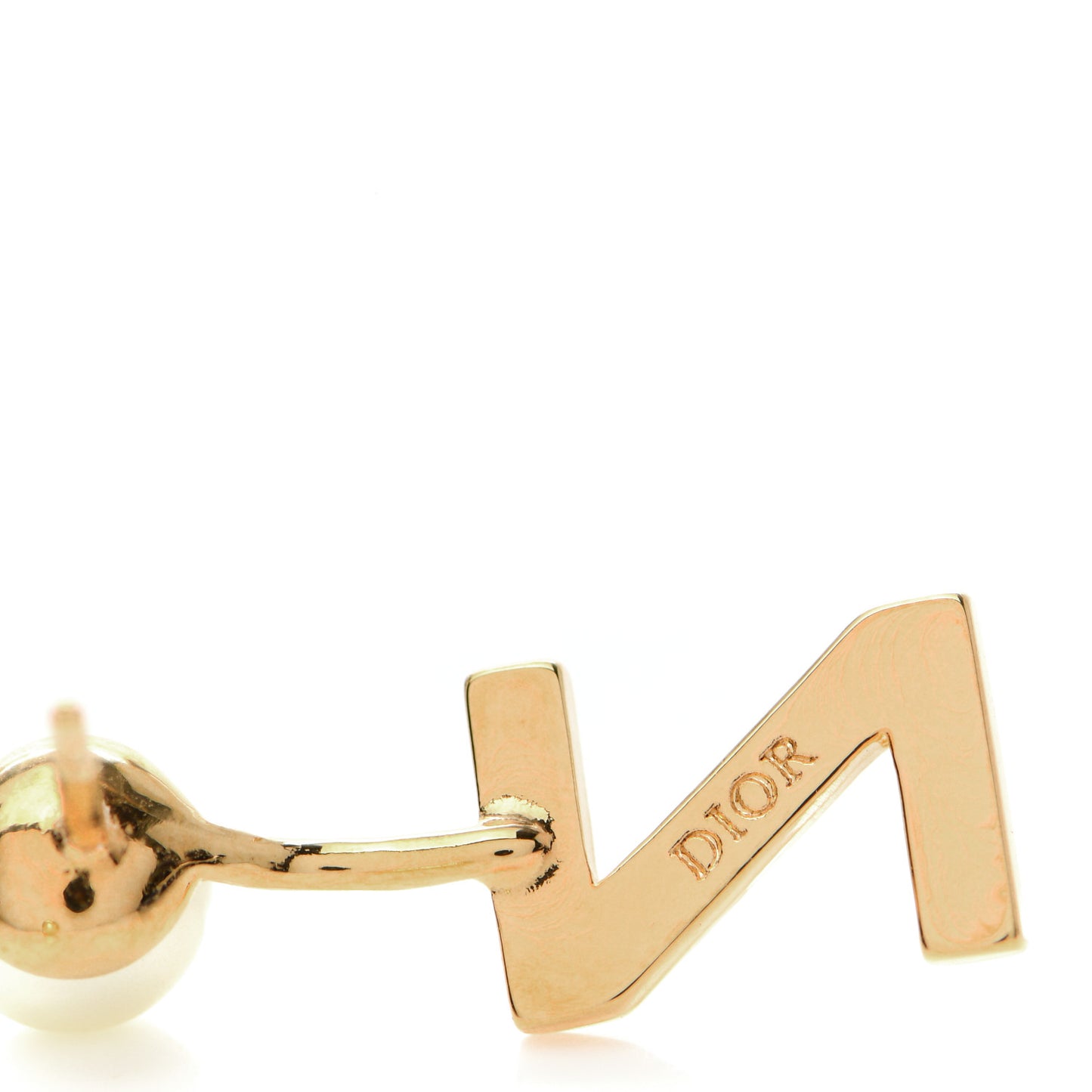 Pearl My ABCDior Z Tribale Earring Gold