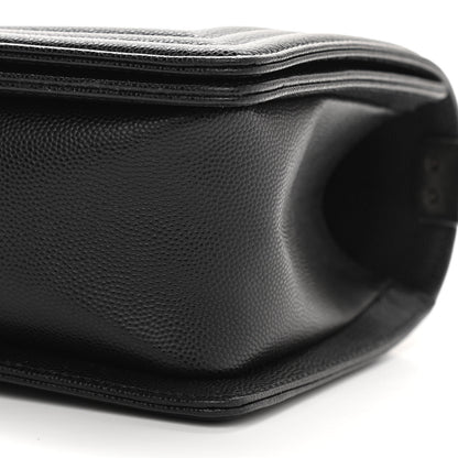 Chanel Caviar Quilted Medium Boy Flap Black 10 of 11