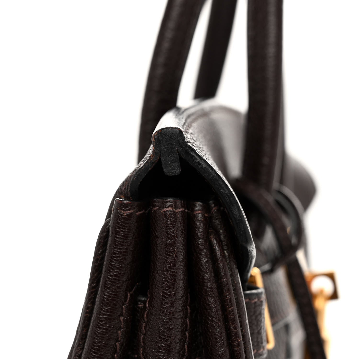 Hermes Chevre De Coromandel HAC Birkin 28 Chocolate 12 of 13