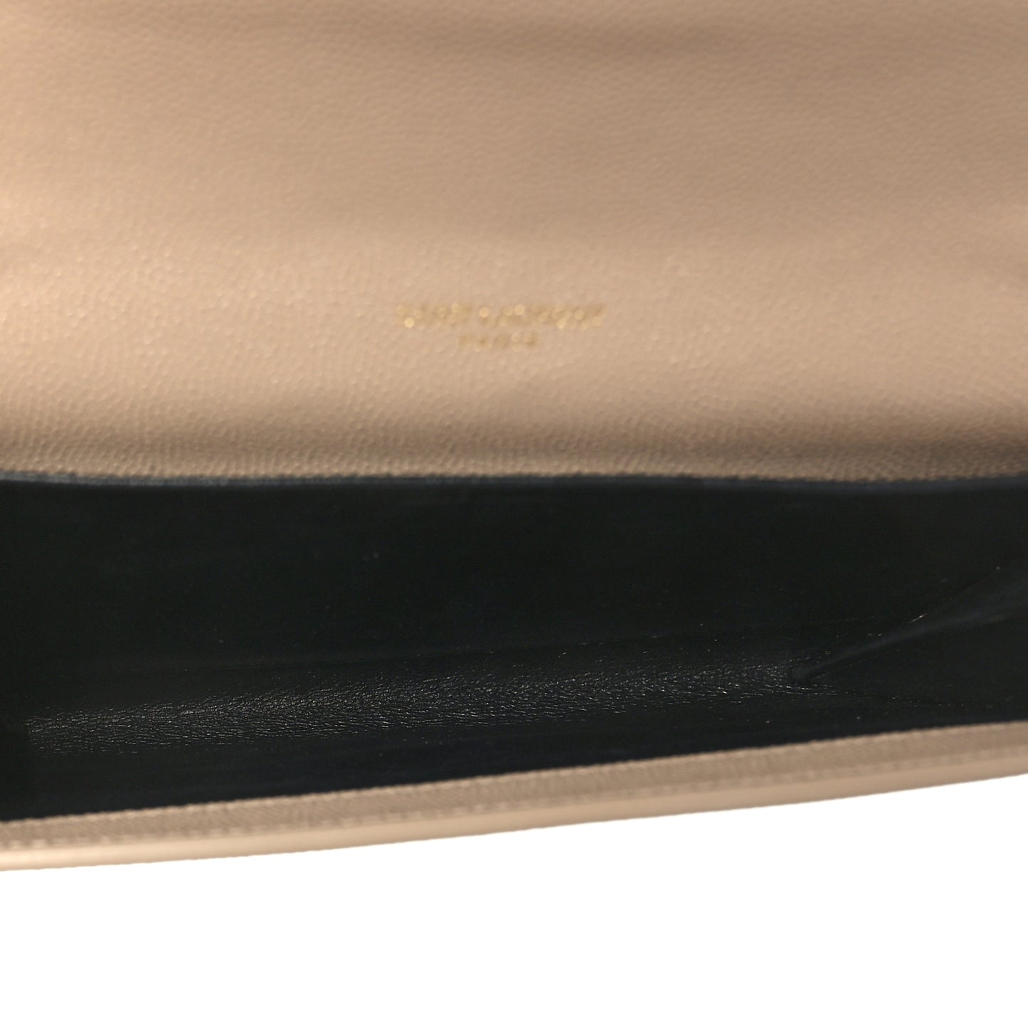 Grain De Poudre Monogram Uptown Chain Wallet Dark Beige