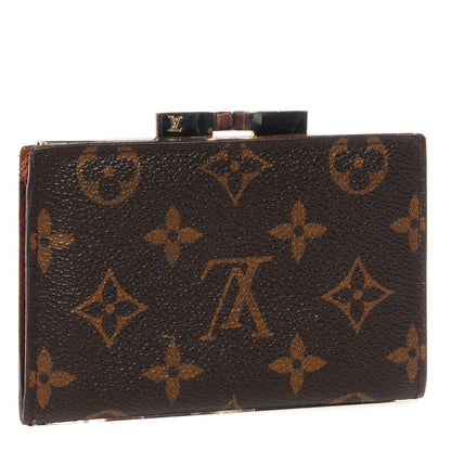 Louis Vuitton Monogram French Kiss Lock Coin Purse 3 of 7
