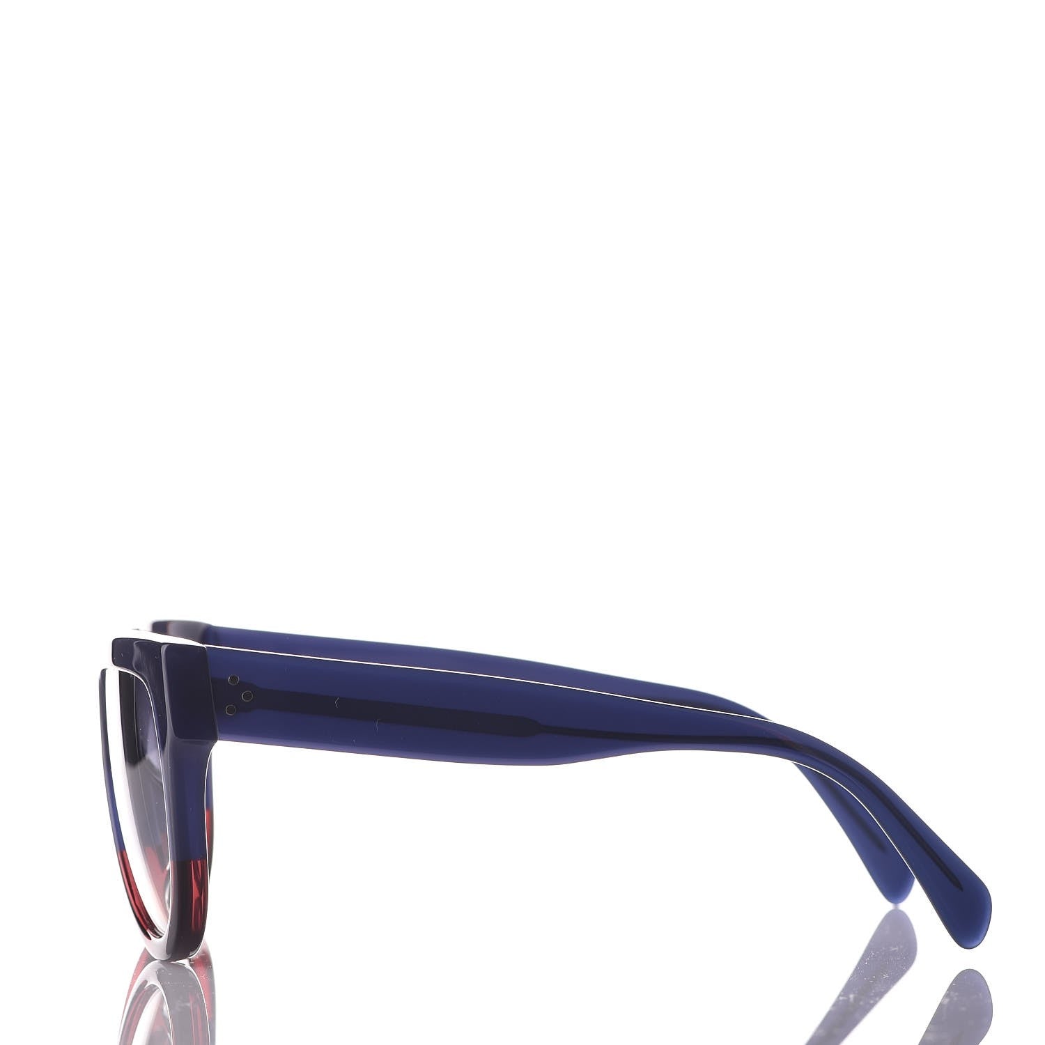 Celine Shadow Sunglasses 41026/S Blue Red 3 of 7