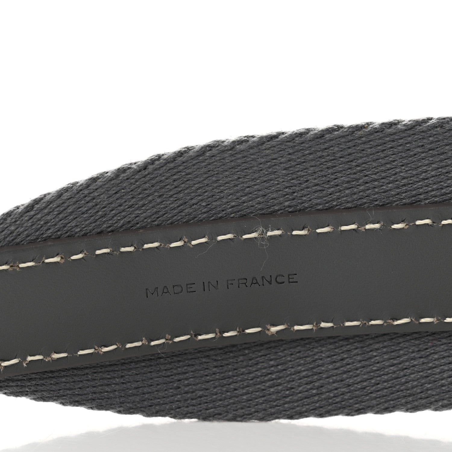 Goyard Canvas Calfskin Adjustable Shoulder Strap Grey 3 of 4