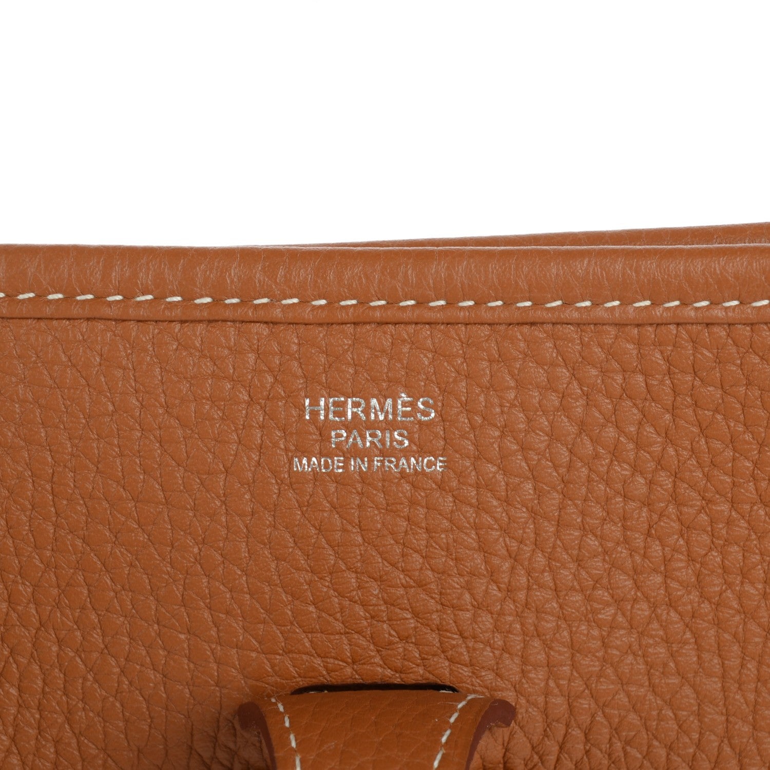 Hermes Taurillon Clemence Evelyne III PM Gold 7 of 10