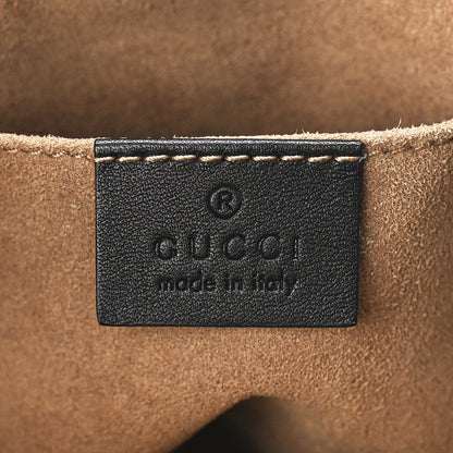Gucci GG Supreme Monogram Calfskin Padlock Backpack Beige Cuir Black 6 of 12