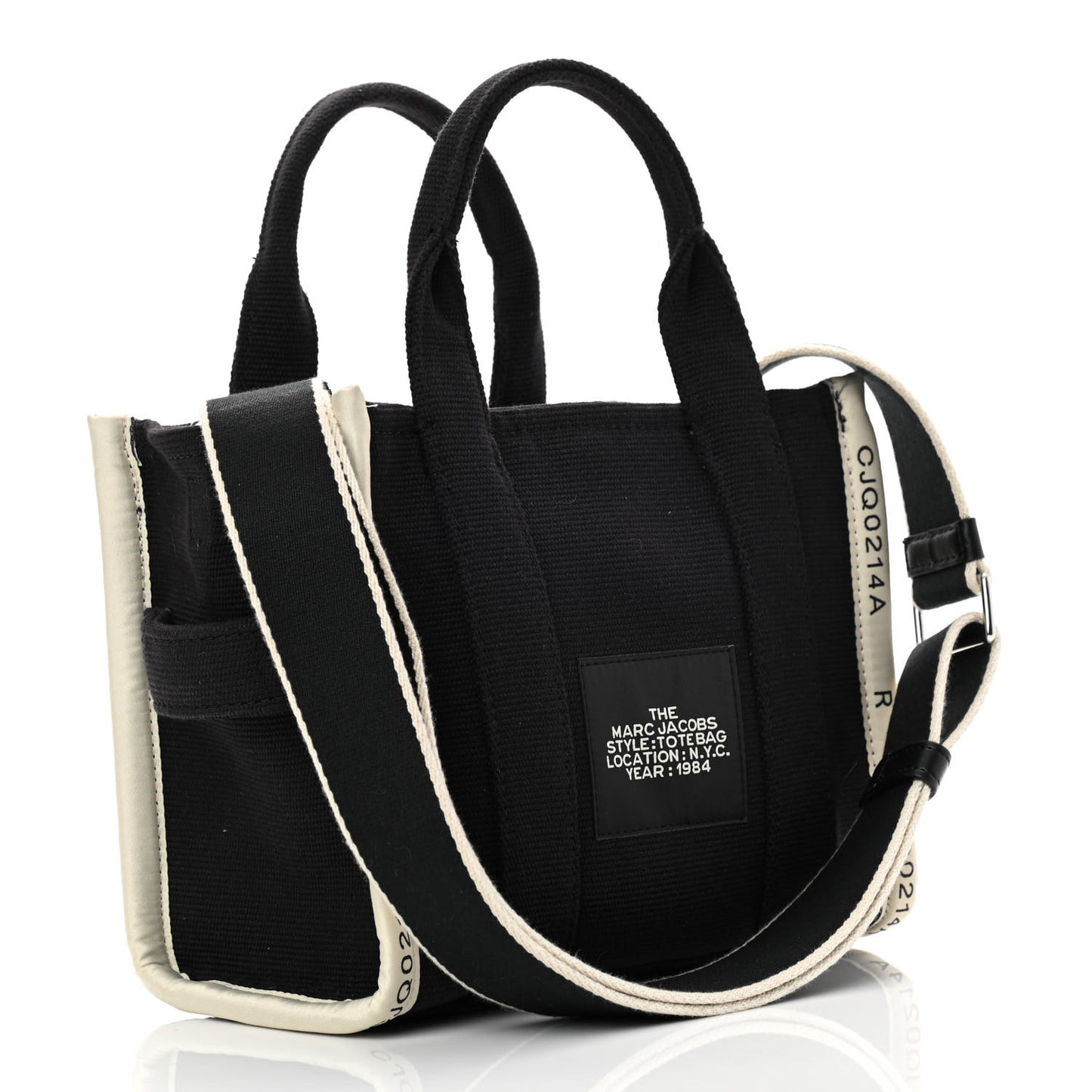 Jacquard Small The Traveler Tote Bag Black