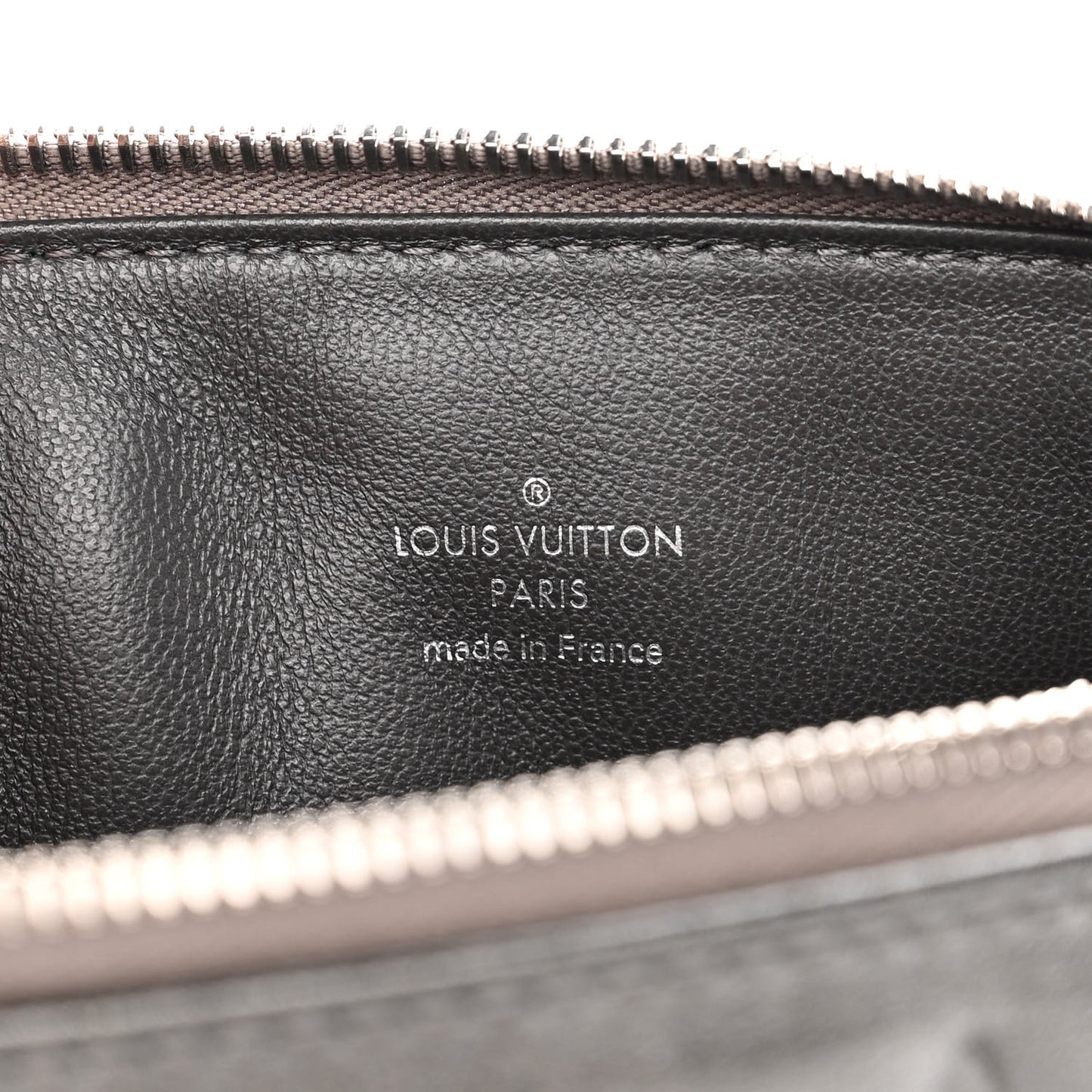 Lambskin Embossed Monogram Coussin PM Anthracite