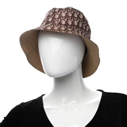 Christian Dior Oblique Reversible Teddy-D Brim Bucket Hat 57 Beige 2 of 15