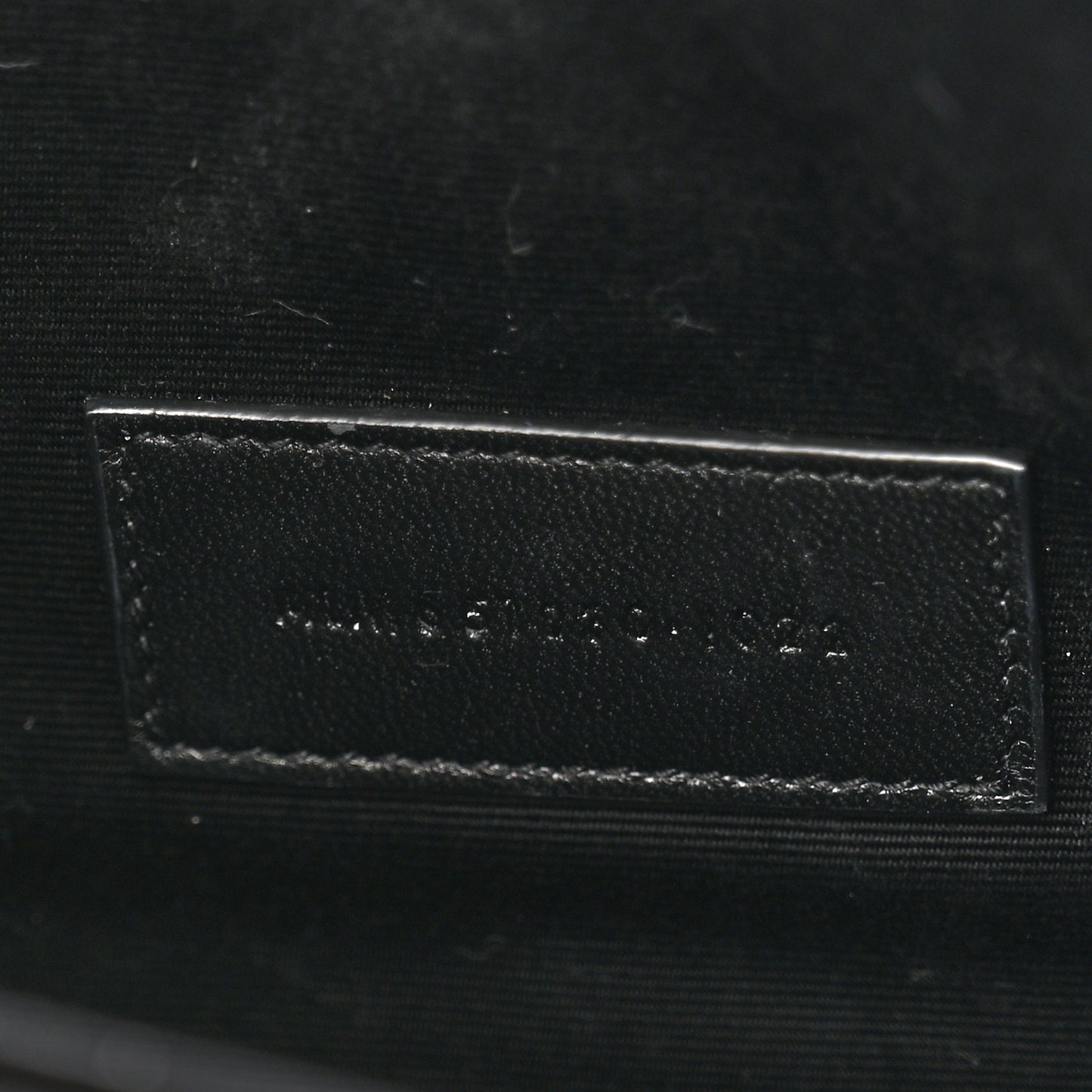 Grain De Poudre Textured Mixed Matelasse Triquilt Monogram Clutch Black