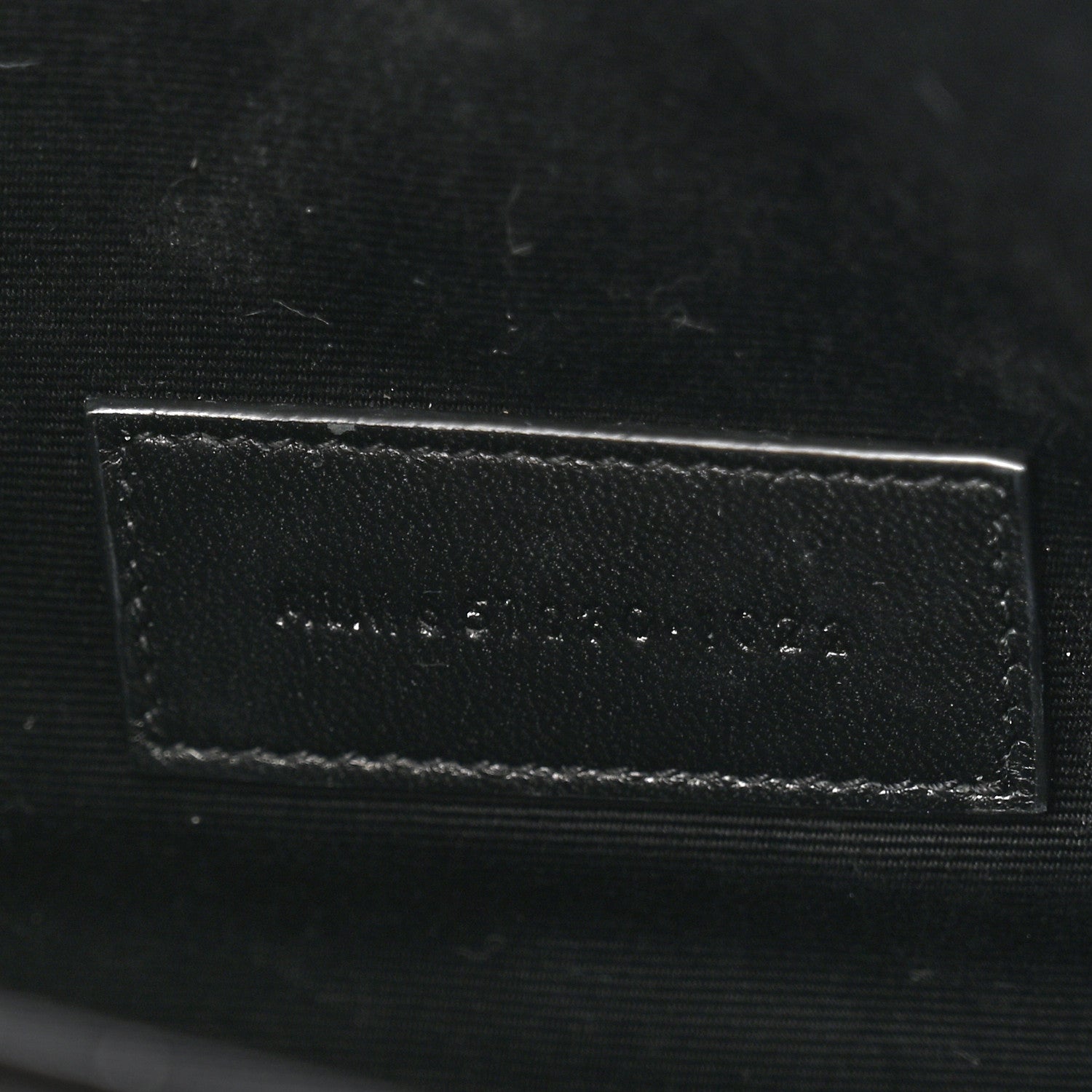 Saint Laurent Grain De Poudre Textured Mixed Matelasse Triquilt Monogram Clutch Black 7 of 10