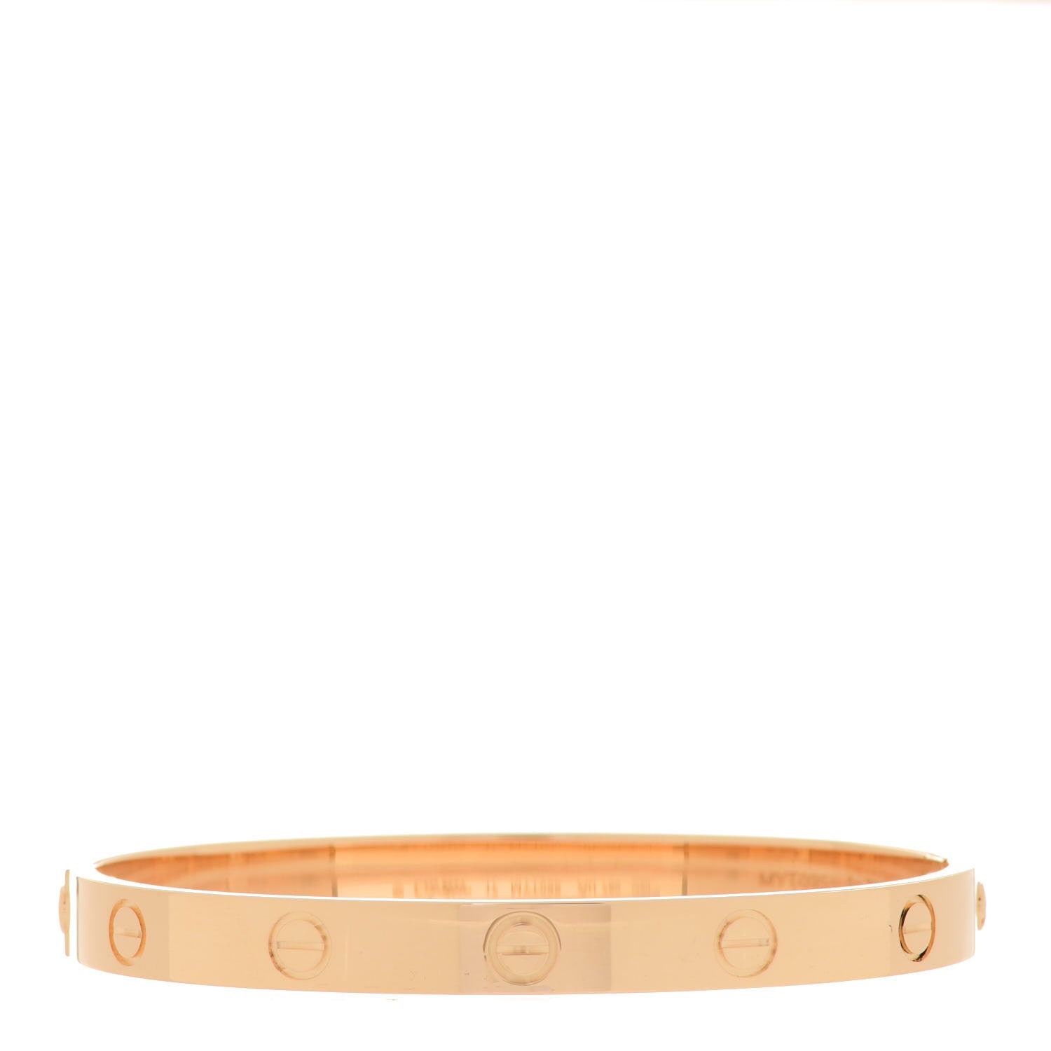 Cartier 18K Yellow Gold LOVE Bracelet 17 1 of 4