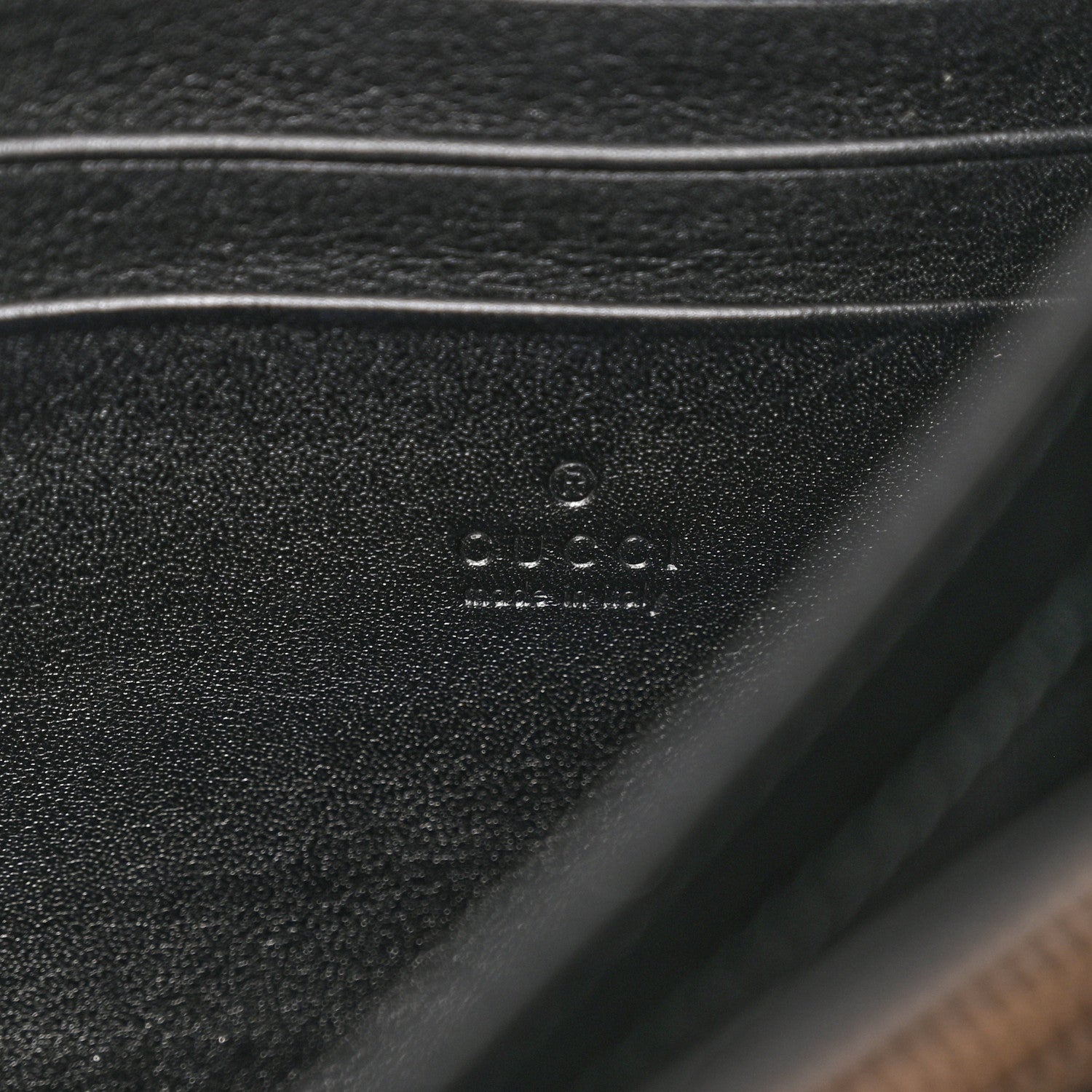 Gucci Calfskin Matelasse GG Marmont Chain Wallet Black 7 of 15