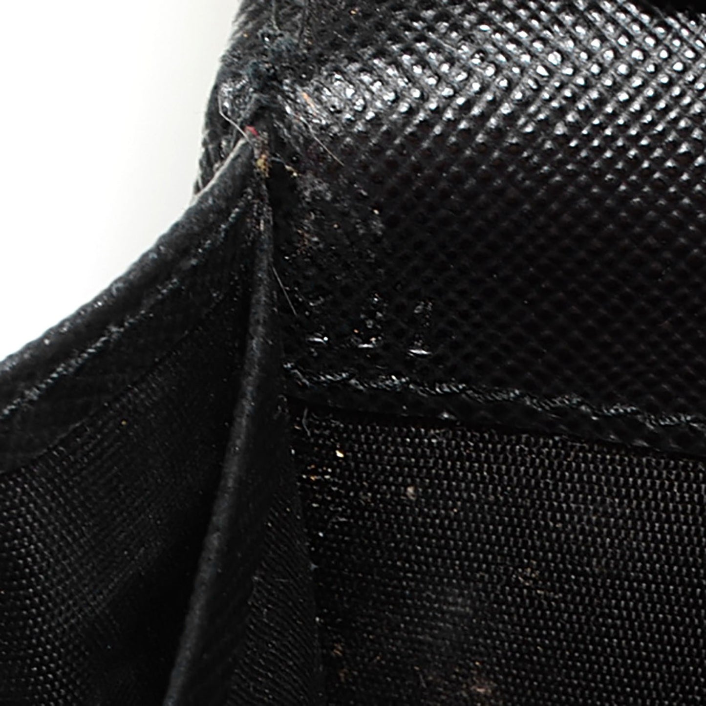Saffiano Metal Oro Chain Nero Black