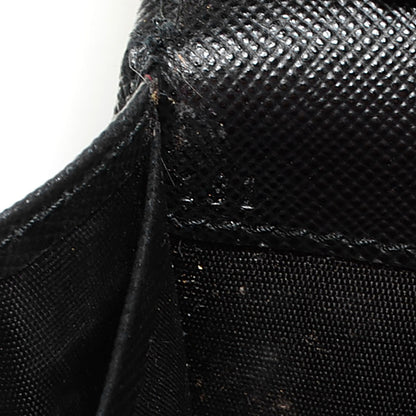 Prada Saffiano Metal Oro Chain Nero Black 7 of 8