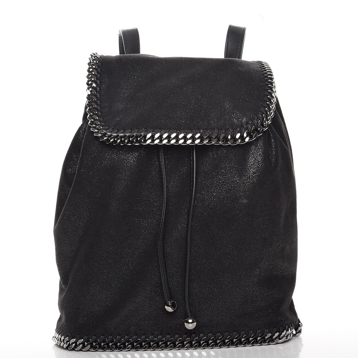 Stella McCartney Shaggy Deer Falabella Backpack Black 1 of 9