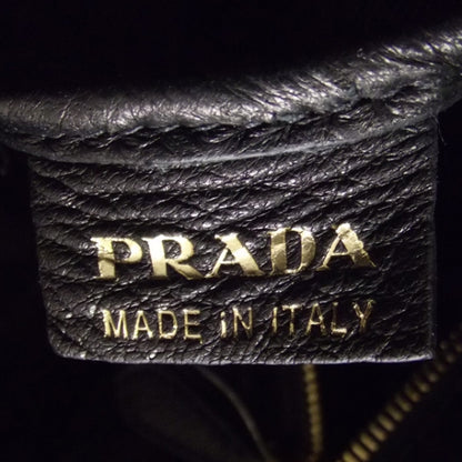 Prada Vitello Daino Satchel Black 10 of 12