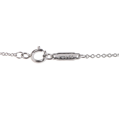 Tiffany Platinum Diamond Petals Key Pendant Necklace 5 of 6