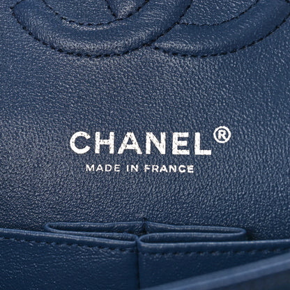 Chanel Caviar Quilted Medium Double Flap Navy 6 of 9