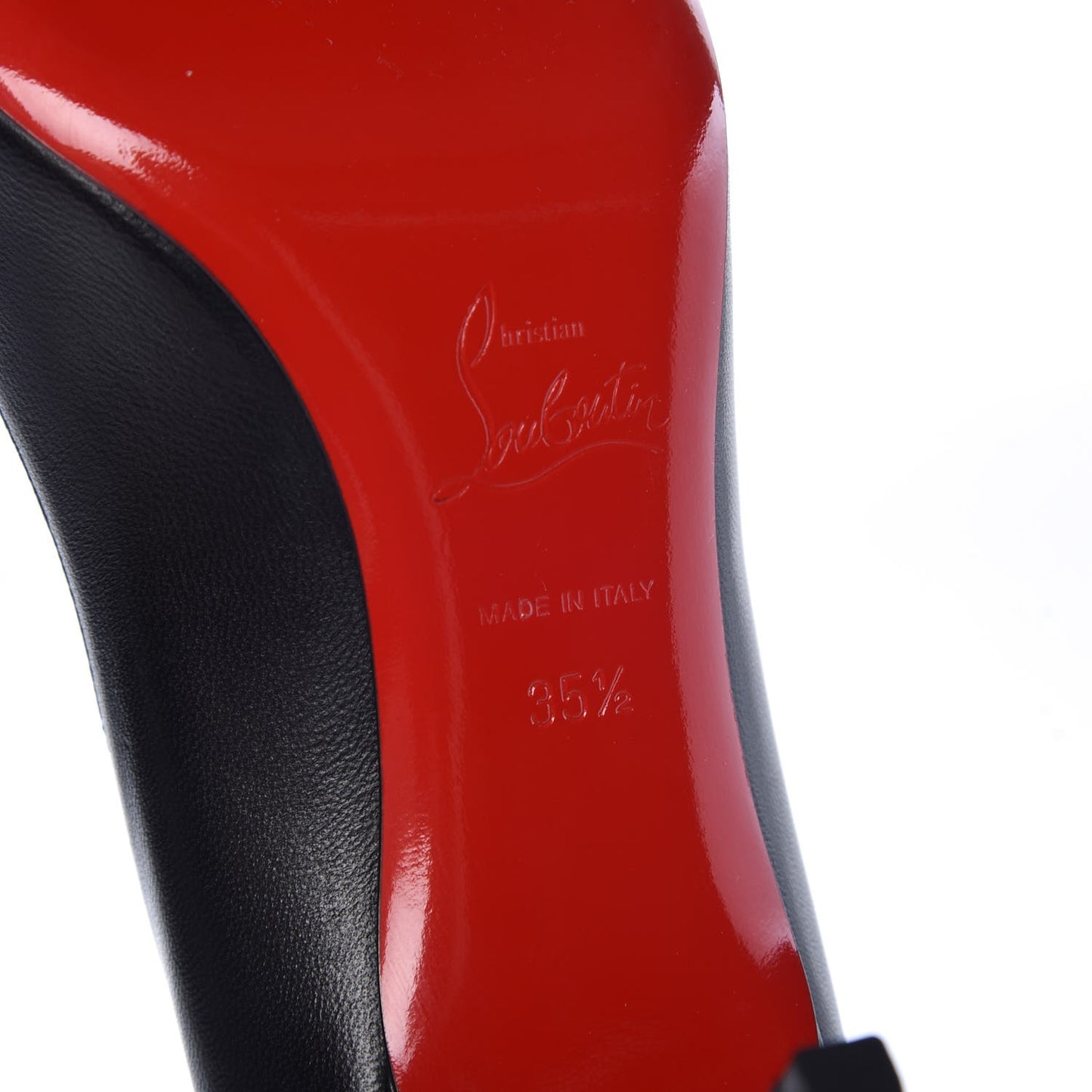 Shiny Nappa Simple 70 Pumps 35.5 Black