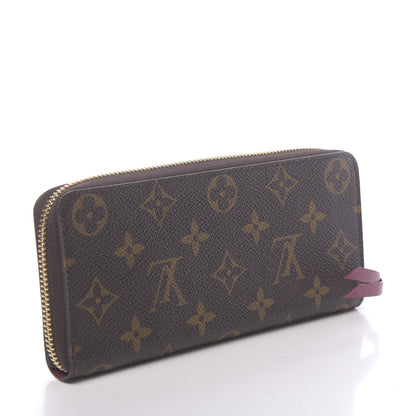 Louis Vuitton Monogram Clemence Wallet Fuchsia 3 of 7