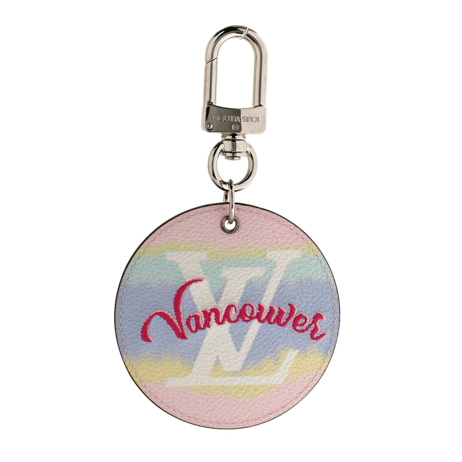 Louis Vuitton Monogram Escale Vancouver Bag Charm Key Holder Pastel 1 of 5