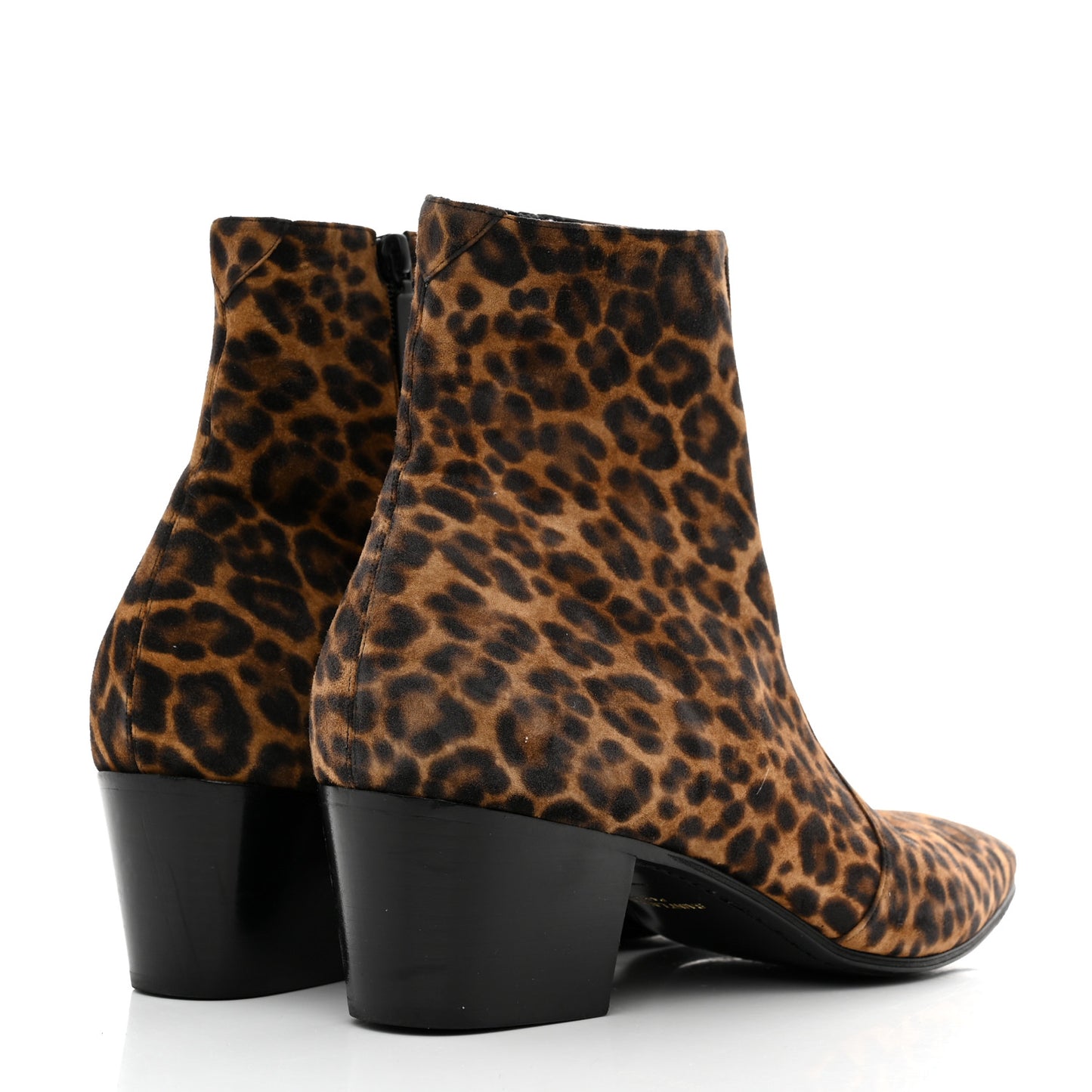 Mens Vassili Suede Leopard Boots 45