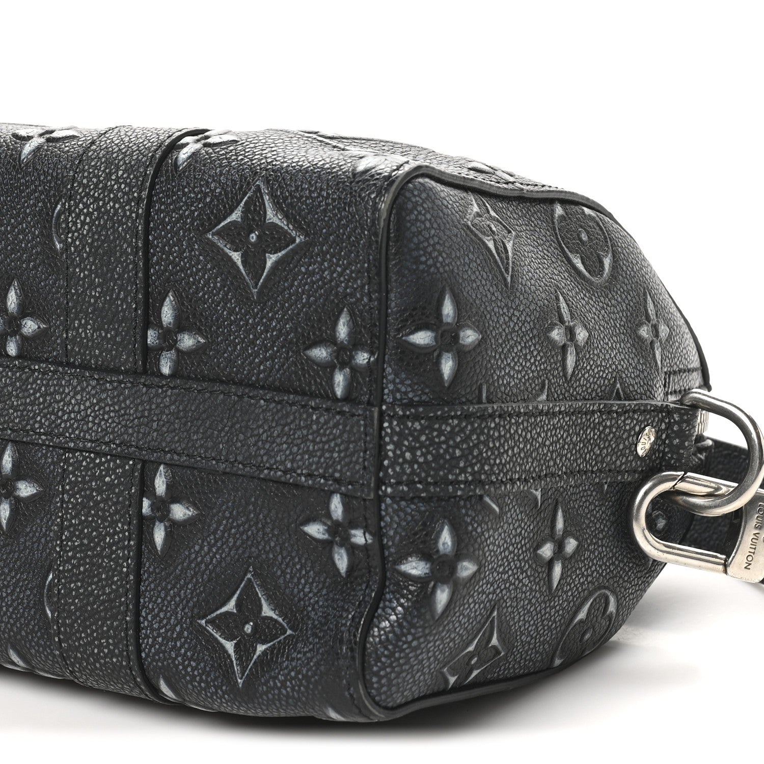 Louis Vuitton Cowhide Faded Monogram City Keepall Charcoal 1764675