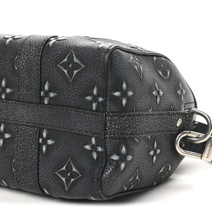 Louis Vuitton Cowhide Faded Monogram City Keepall Charcoal 9 of 9
