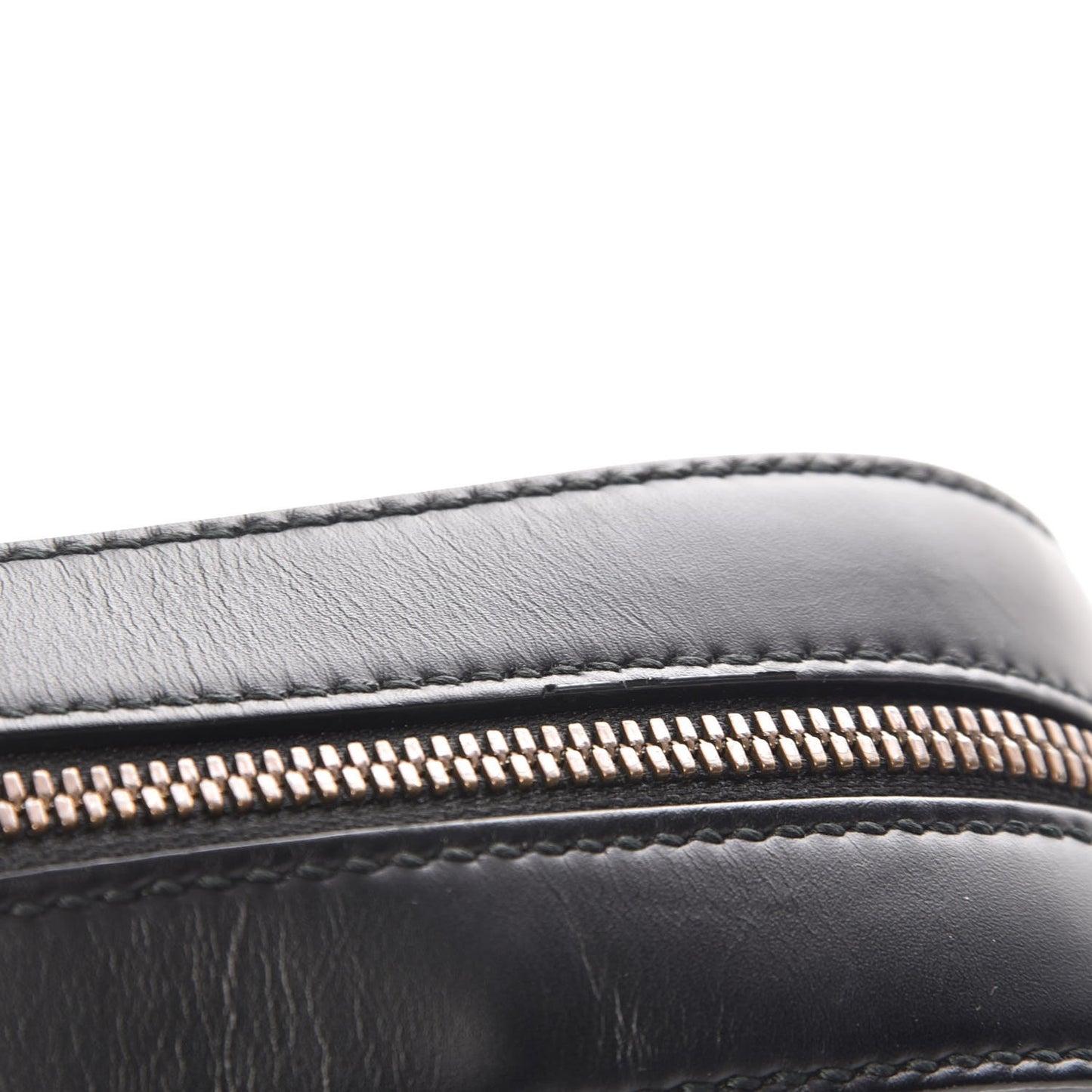 Calfskin Web Small Webby Bee Shoulder Bag Black