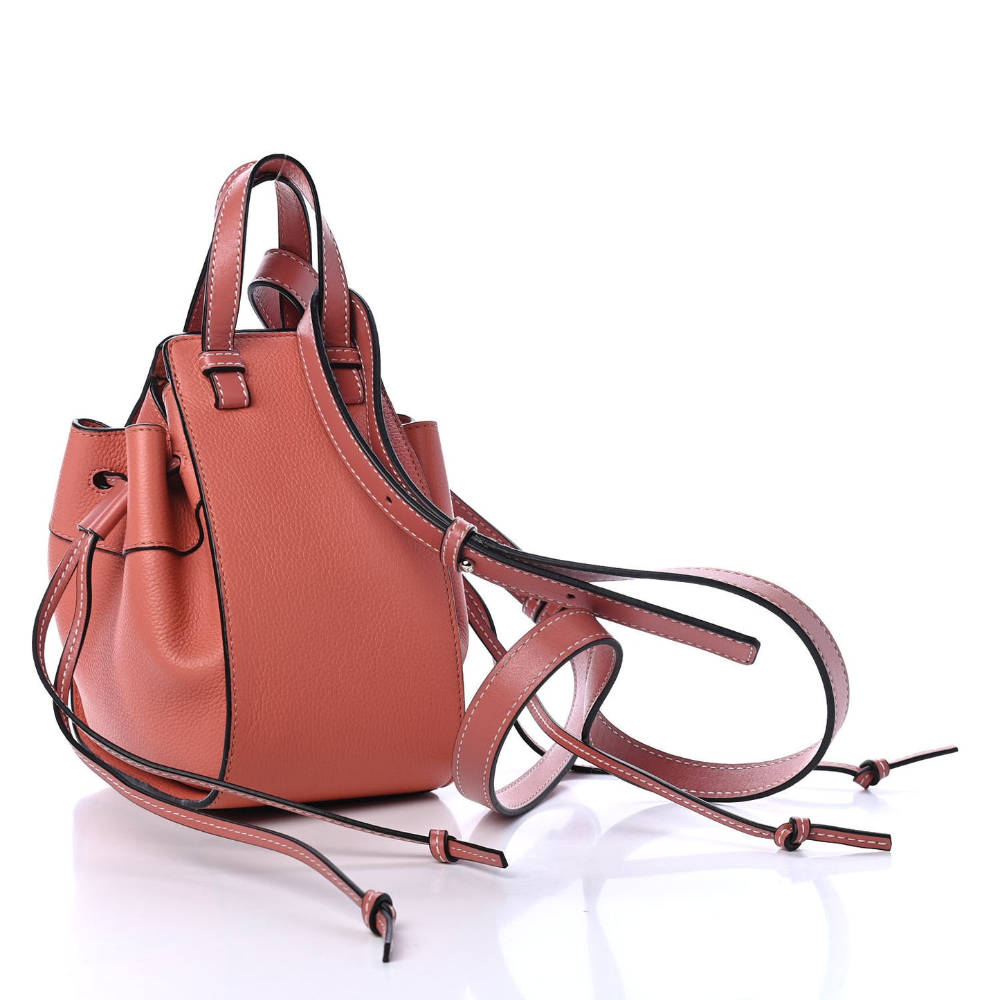 Calfskin Mini Hammock Shoulder Bag Pink Tulip