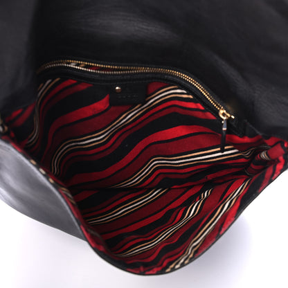 Gucci Calfskin Small Britt Tassel Shoulder Bag Black 4 of 5