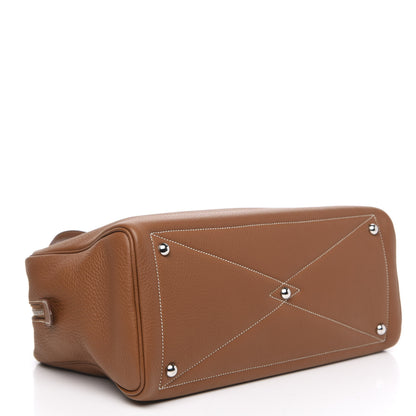 Hermes Taurillon Clemence Victoria II 35 Gold 4 of 10