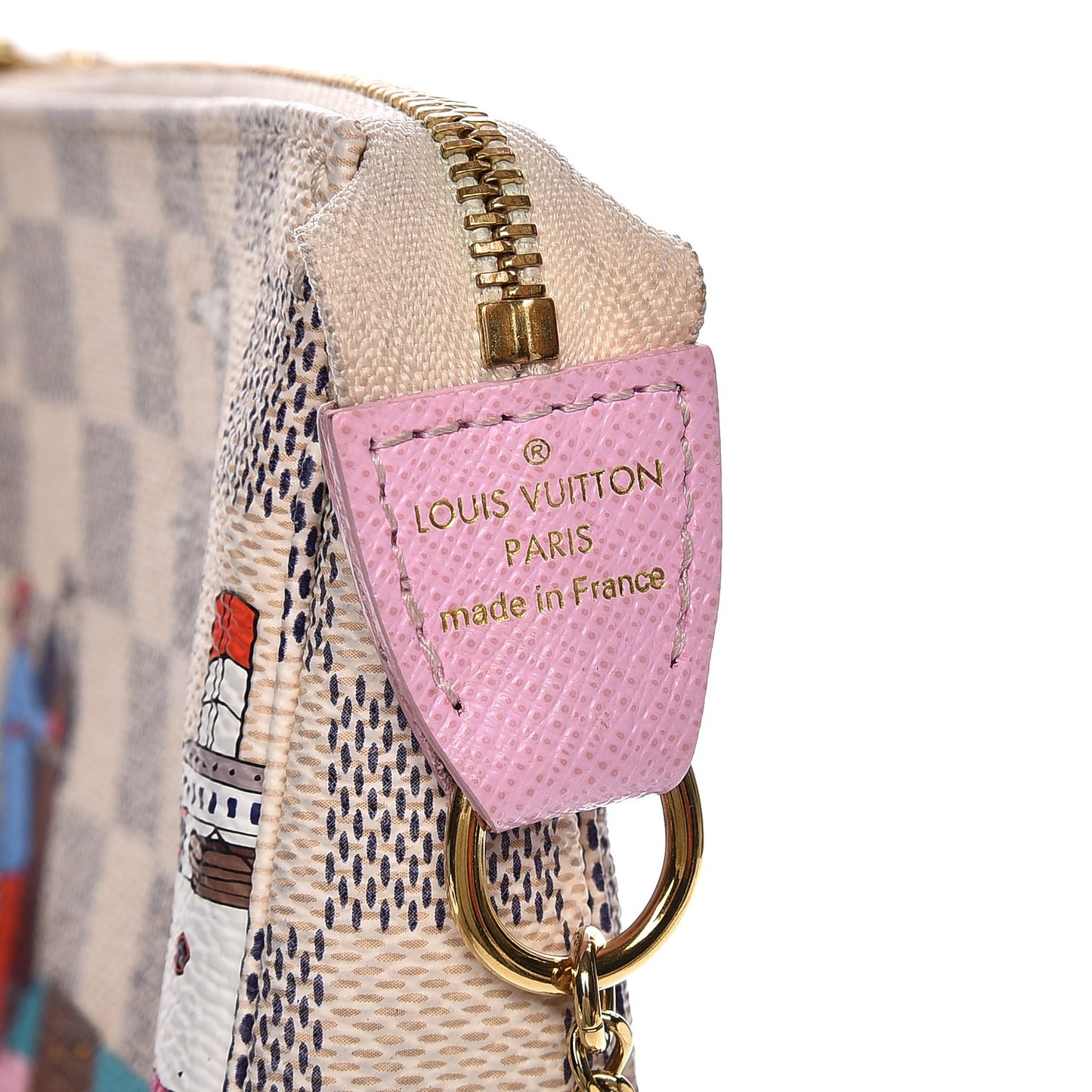 Damier Azur 2016 Christmas Animation Mini Pochette Accessories