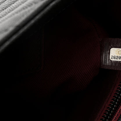 Chanel Caviar Chevron Quilted Small Coco Handle Flap So Black 7 of 10