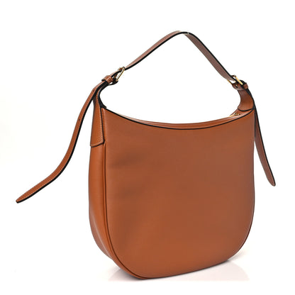 Celine Supple Calfskin Medium Triomphe Heloise Shoulder Bag Tan 3 of 10