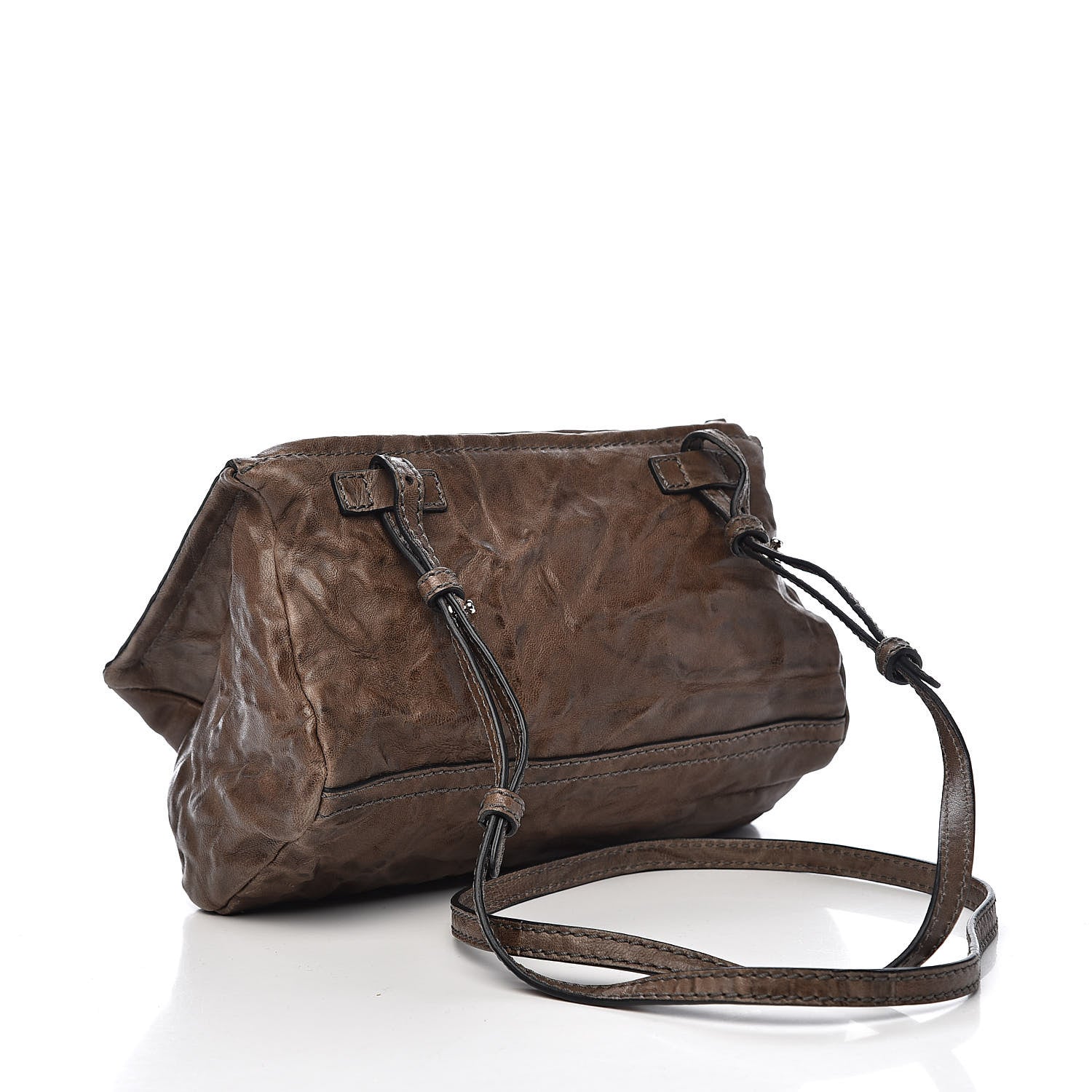 Givenchy Tumbled Sheepskin Mini Pandora Charcoal 3 of 10